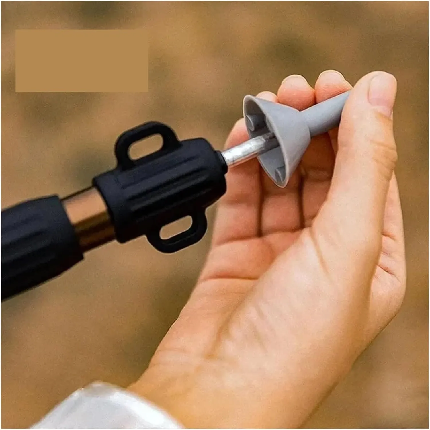BCcamping Player's First Choice Thicken Aluminum Alloy Tent Pole Adjustable Tent Support Rods Beach Shelter Tarp Awning Poles Accessories Camping Bracket(2.3M Silver 2PCS)