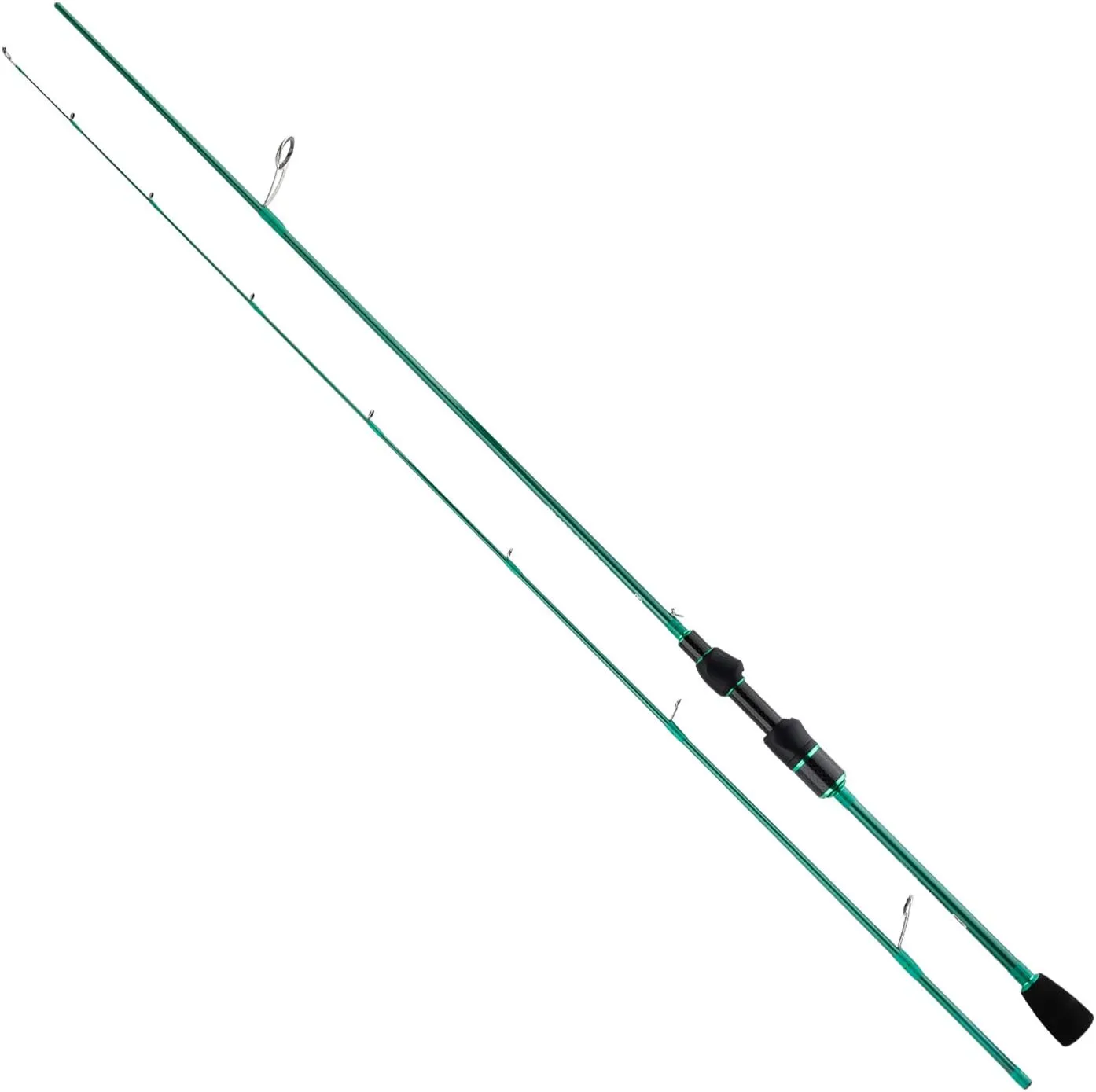 BERRYPRO Ultralight Fishing Rod Travel Spinning Rod with Solid Carbon Tip