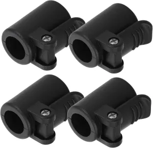 BESPORTBLE Essential Tent Accessories 4pcs Tent Pole Tips Connectors Repair Kit for Canopy Tent Straight Portable for Outdoor Use