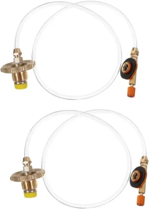 BESPORTBLE Plastic Outdoor Inflation-Valve Gas Tube Camping Supplies Copper Gas Tank