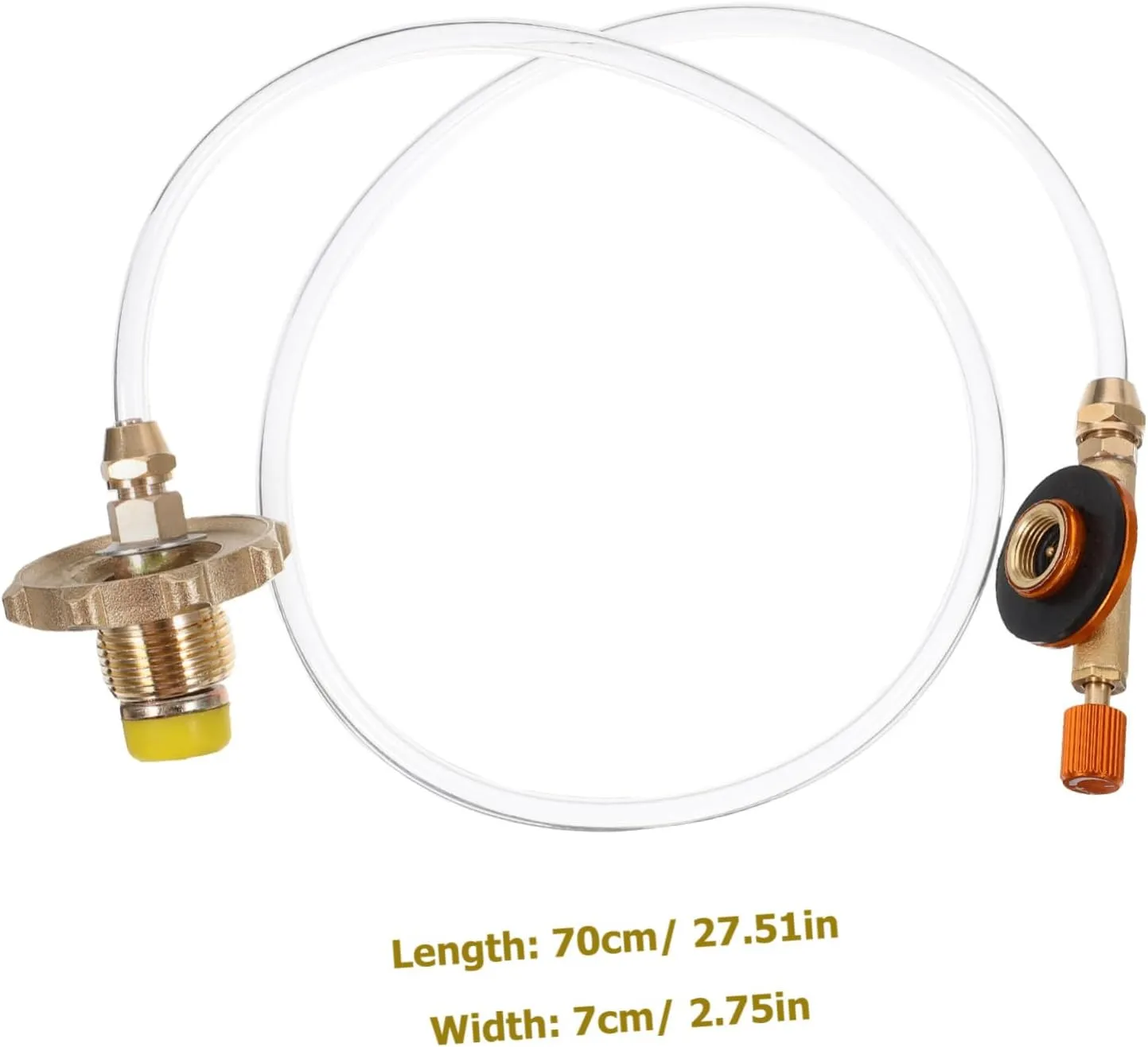BESPORTBLE Plastic Outdoor Inflation-Valve Gas Tube Camping Supplies Copper Gas Tank