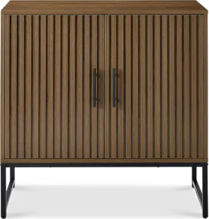 Best Choice Products Slatted Sideboard Buffet Cabinet, Entryway Table, Accent Storage Cabinet, Console Table for Hallway, Living Room, Dining Room – Dark Brown