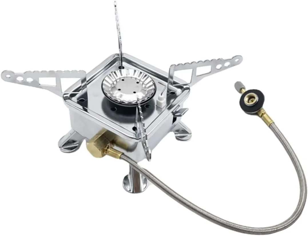 BESTonZON Camping Gas Stove Compact Propane Stove for Outdoor Portable Camping Cooker Burner