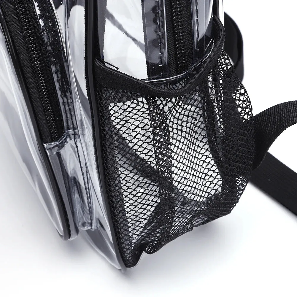 Black Clear Mini Backpack