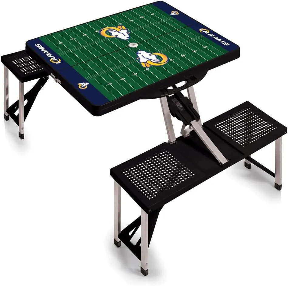 Black Jacksonville Jaguars Field Portable Picnic Table