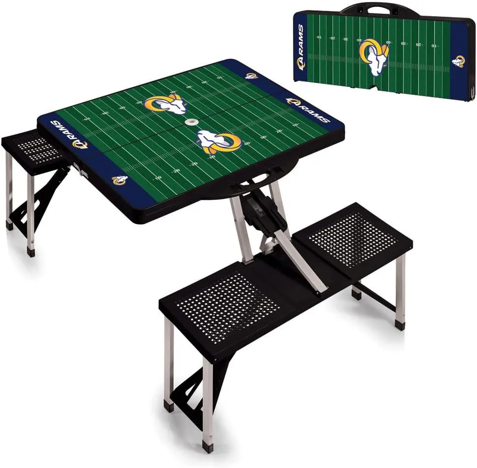Black Jacksonville Jaguars Field Portable Picnic Table
