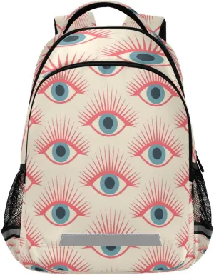 Blue Eyes Design Waterproof Backpack - Casual Outdoor Sports Daypack with Ergonomic Shoulder Straps#505