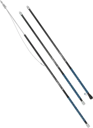 BLUEWING Front Weighted Fishing Harpoon Pure Carbon Fiber Lightweight Spearfishing Pole Spear 8ft/ 12ft/ 16ft Heavy Duty with Stainless Steel Dart for Tuna, Marlin, Swordfish