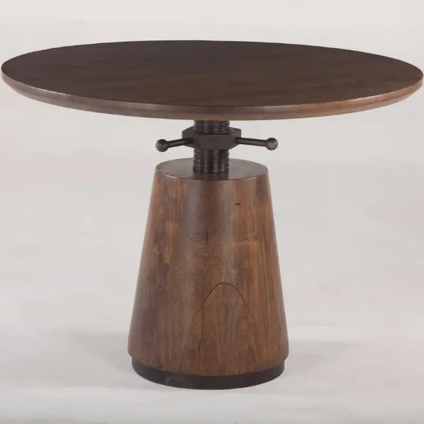 Bryn Mawr Round Adjustable Dining Table