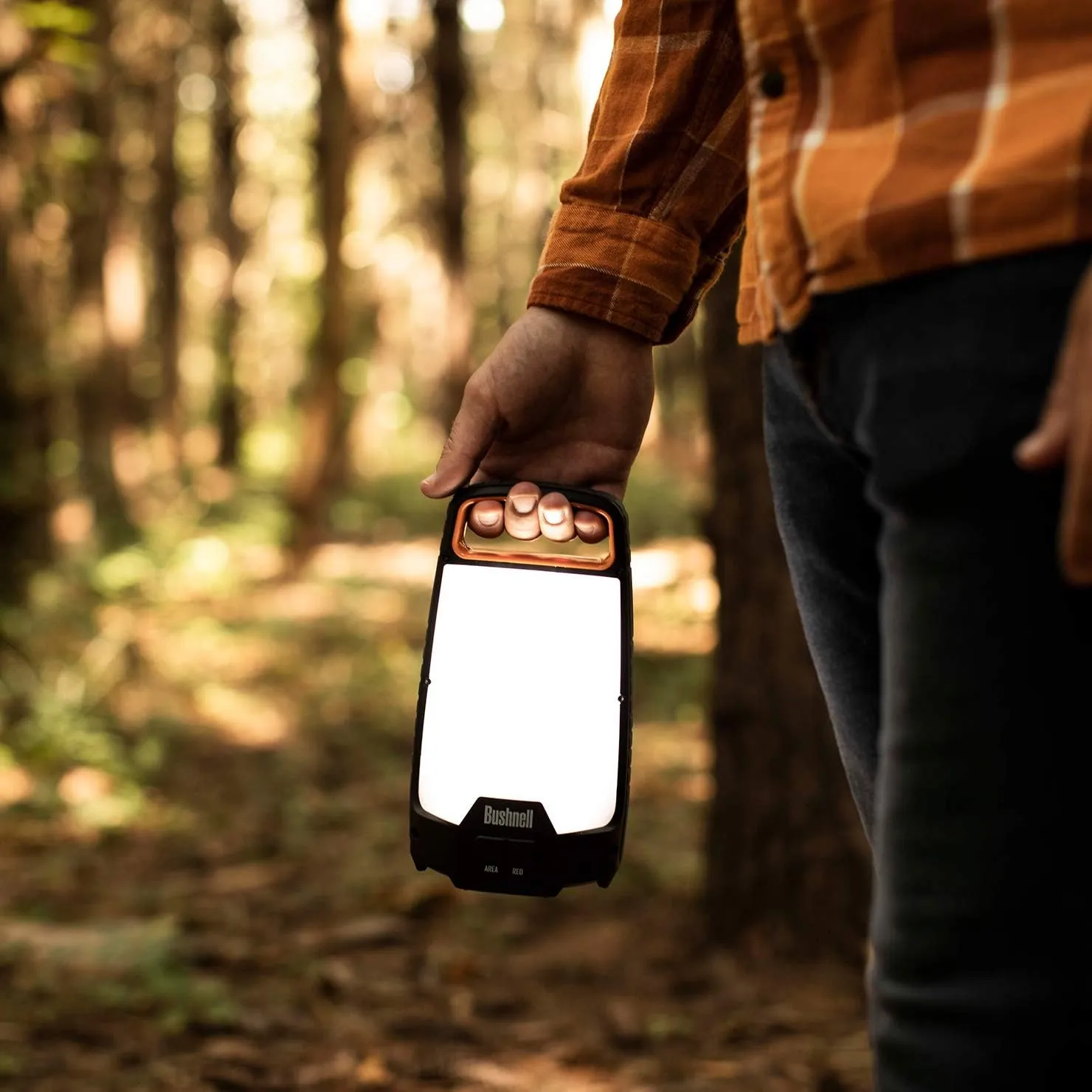 Bushnell 500L LED Lantern with Red Mode, IPX4 Water Resistance, and 65-Hour Max Runtime - Camping Gear, Storm and Emergency Prep