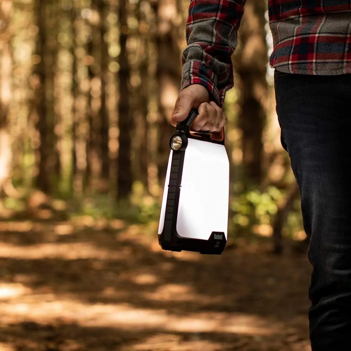 Bushnell Lantern: 1000L LED Lantern with Flashlight Mode, Red Mode, IPX4 Water Resistant, and 300 Hour Max Runtime - Essential Glamping, Camping Gear, and Emergency Prep Lantern