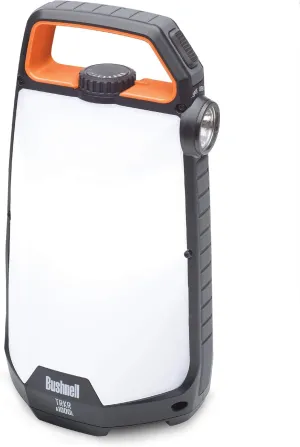Bushnell Lantern: 1000L LED Lantern with Flashlight Mode, Red Mode, IPX4 Water Resistant, and 300 Hour Max Runtime - Essential Glamping, Camping Gear, and Emergency Prep Lantern