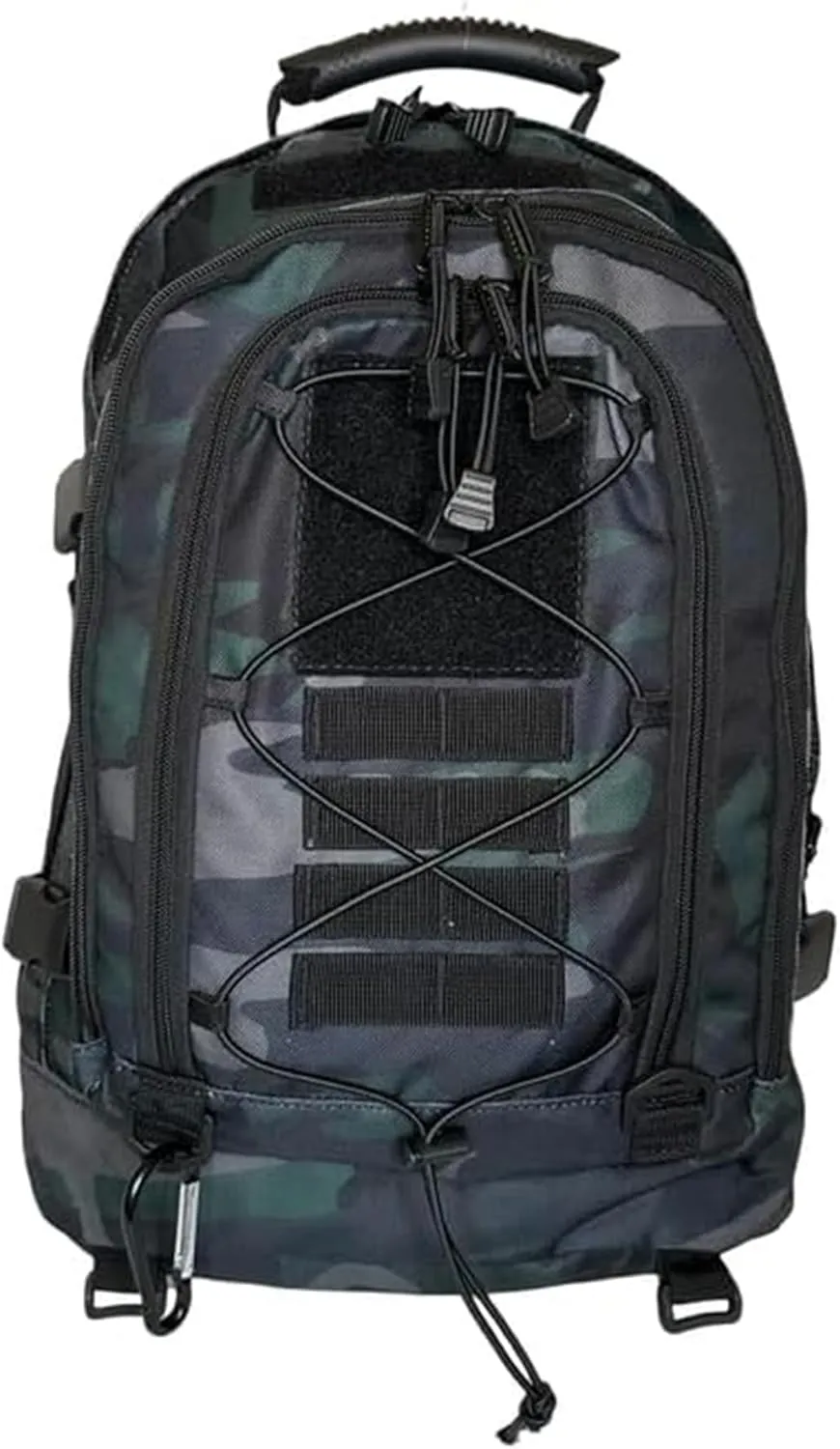 Camo Expandable Travel Backpack - 1000 Denier Cordura Polyester, Large Capacity Zipper Backpack with Multi Compartments - Lightweight & Comfortable Padded Straps - Ideal for Hiking, Camping & Outdoor