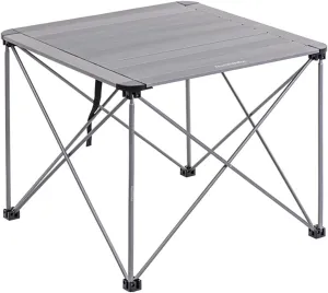 Camp Table Camping Portable Foldable Table Aluminum Alloy for Outdoor Picnic Barbecue Tours Tableware Folding Computer Bed Desk (Color : Brown) (Silv
