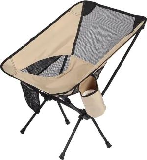 Camping Chair Outdoor Aluminum Alloy Folding Portable Beach Ultralight Fishing Stool Lightweight Compact Backpack Chairs