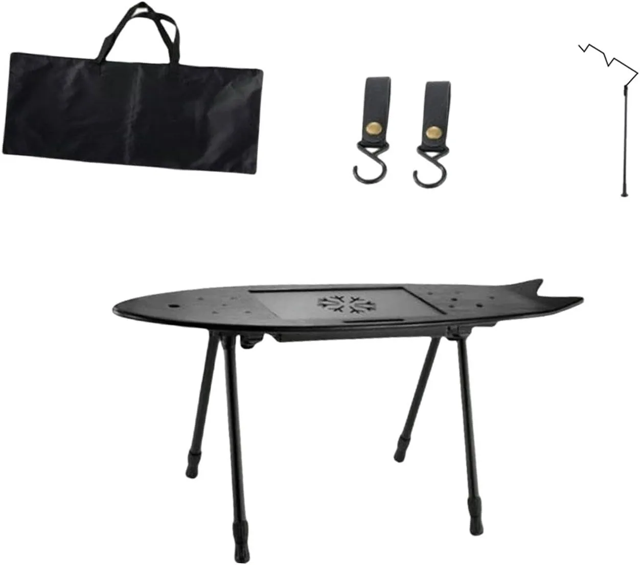 Camping Folding Table Camping Foldable Table Furniture with Storage Bag Desk Picnic Table for Backyard Beach BBQ Self Driving