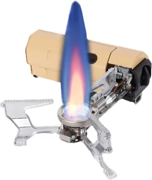Camping Gas Stove Portable Folding Stove Outdoor Hiking BBQ Travel Cooking Grill Cooker Cassette Gas Burner 2600W Heating System