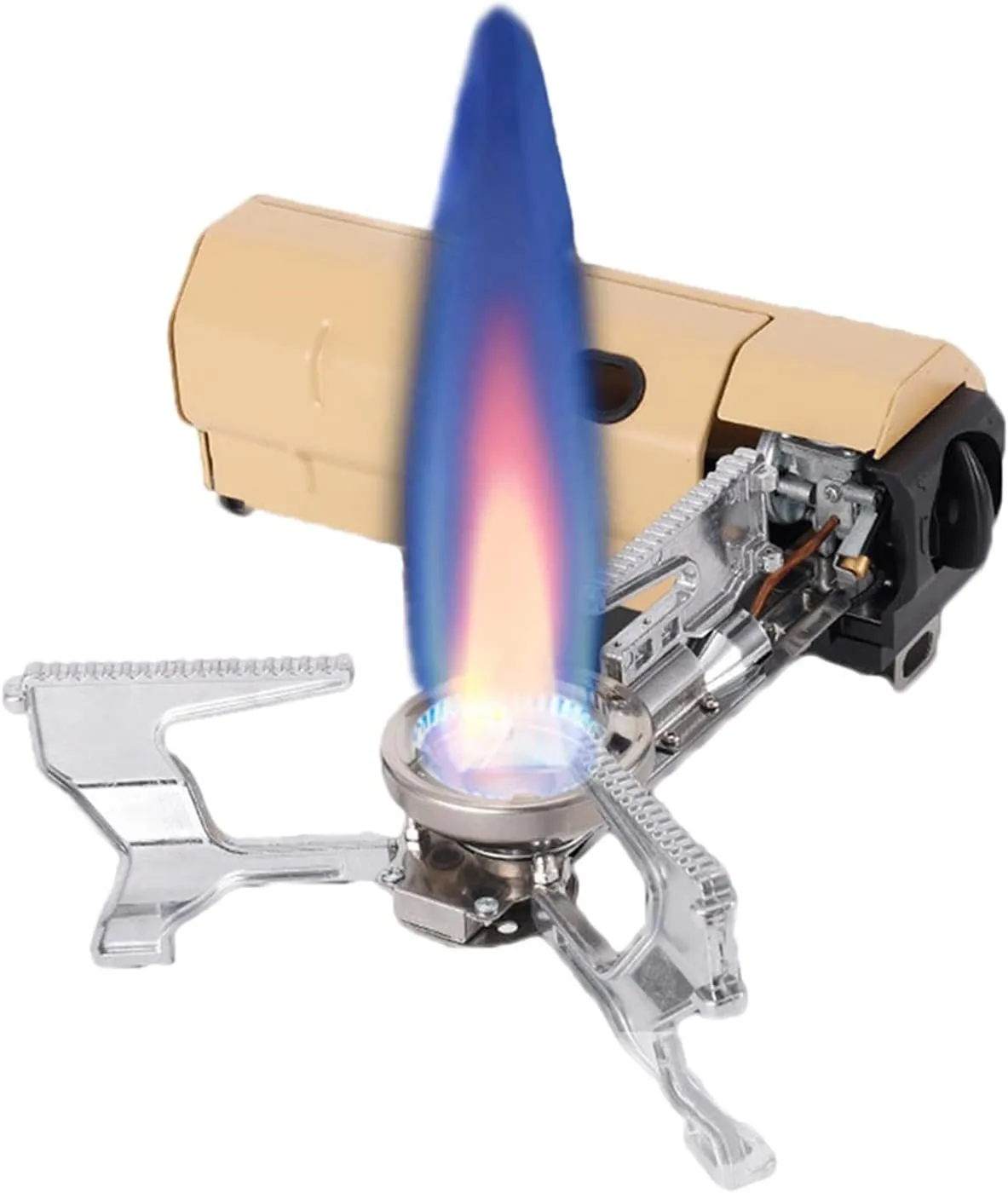 Camping Gas Stove Portable Folding Stove Outdoor Hiking BBQ Travel Cooking Grill Cooker Cassette Gas Burner 2600W Heating System