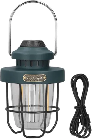 Camping Lantern Camping Light Retro Horse Usb Lights Light for for Led Camping Light Tent for Atmosphere Light Ipx4 Lanterns (Green)