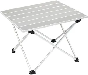 Camping Table Aluminum Alloy Portable Folding Camping Table Outdoor Furniture Foldable Hiking Desk Traveling Outdoor Picnic Table S M L Foldable and Lightweight Camping Table