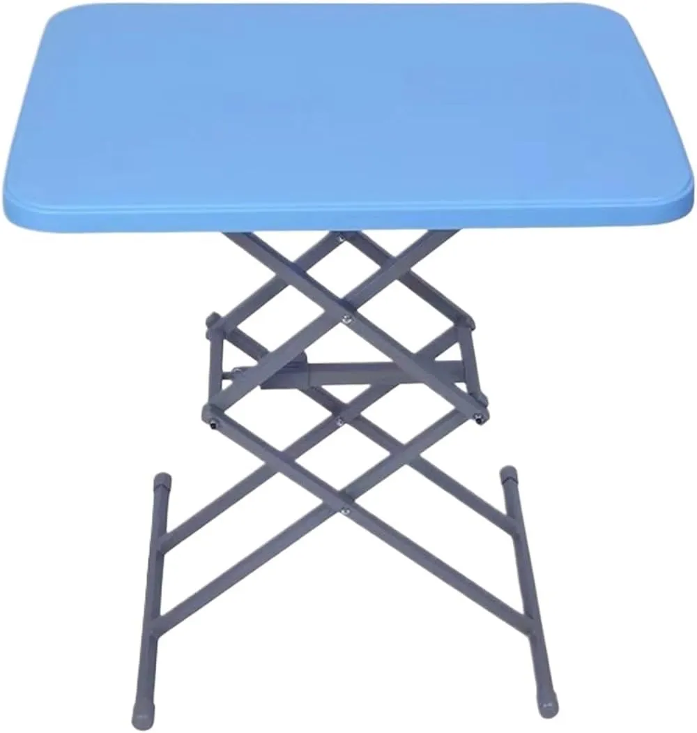 Camping Table Folding Table Outdoor Table Folding Table Adjustable Height Portable Table for Camping Dining Indoor Outdoor Folding Camping Table