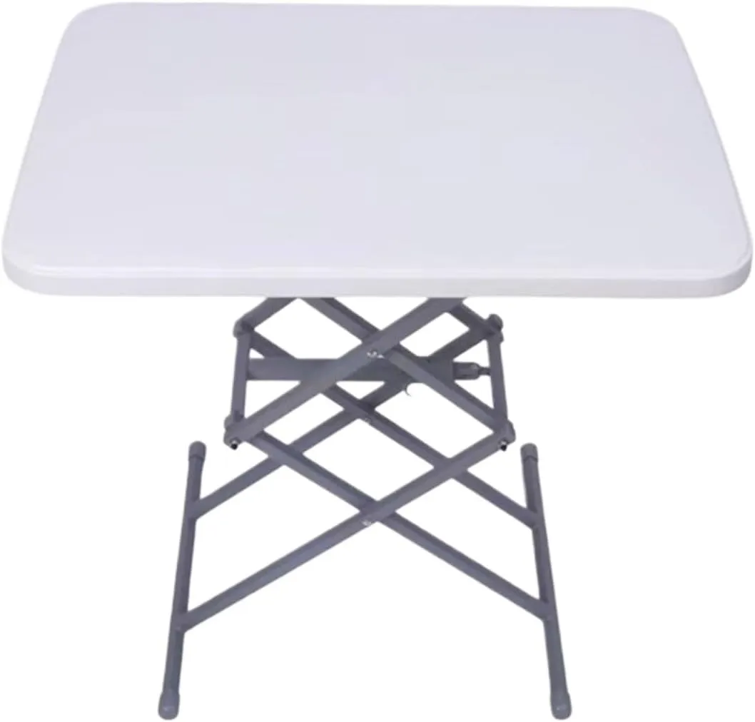 Camping Table Folding Table Outdoor Table Folding Table Adjustable Height Portable Table for Camping Dining Indoor Outdoor Folding Camping Table