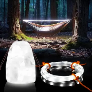 Camping Tent Light Strip - Waterproof USB Camping Lights String - Outdoor 2 in 1 Camping Lanterns