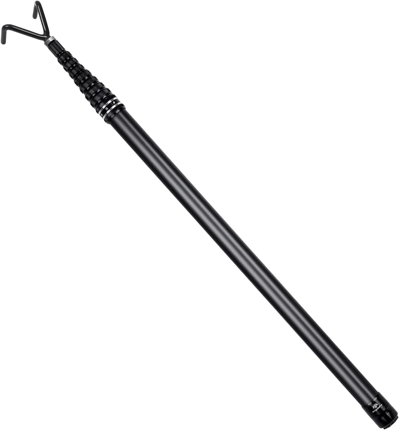 Carbon Fiber Disc Golf Retriever Pole Telescoping Disc Golf Retriever Telescopic Disc Golf Tool with Hook Retrieving Device for Outdoor Sports 13FT