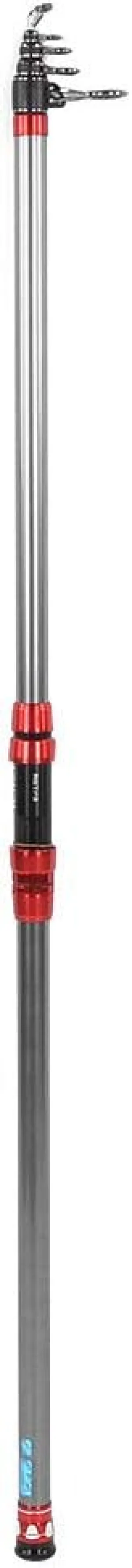 Carbon Fiber Fishing Rod, 4.2m Telescopic Rotation Pole for Saltwater Freshwater