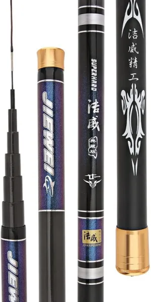 Carbon Fiber Fishing Rod Telescopic Hand Pole Super Hard Ultralight 3.6m 4.5m 5.4m 6.3m Rivers Lakes Reservoirs Streams