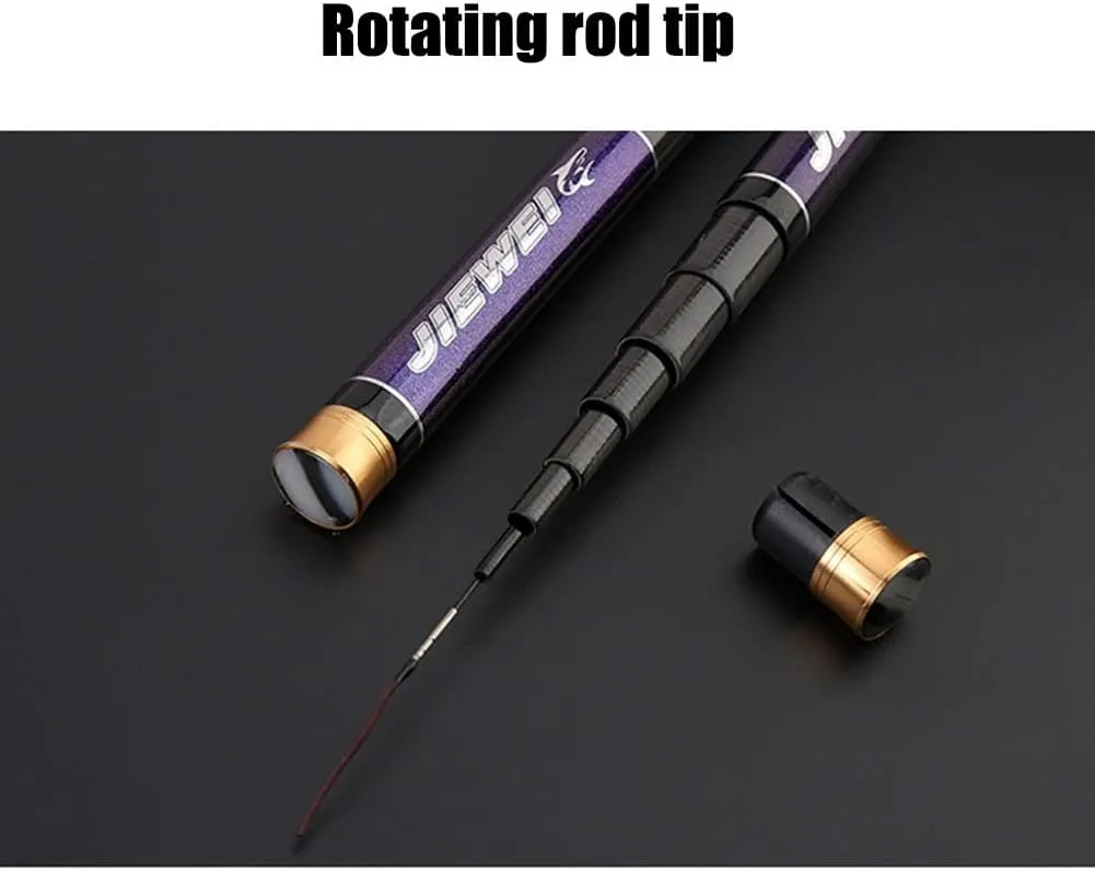 Carbon Fiber Fishing Rod Telescopic Hand Pole Super Hard Ultralight 3.6m 4.5m 5.4m 6.3m Rivers Lakes Reservoirs Streams