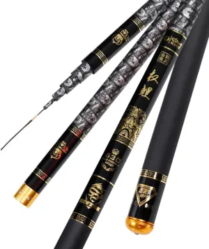 Carbon Fishing Rod Telescopic Carp Rods Super Hard Ultralight 28 Tone 3.6m 3.9m 4.5m 4.8m 5.4m 5.7m 6.3m 7.2m Rivers Lakes Reservoirs Streams