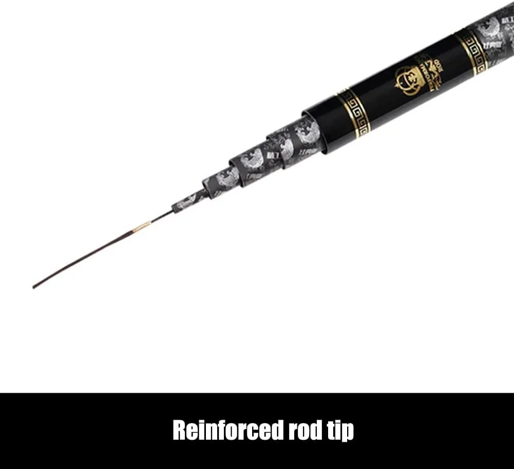 Carbon Fishing Rod Telescopic Carp Rods Super Hard Ultralight 28 Tone 3.6m 3.9m 4.5m 4.8m 5.4m 5.7m 6.3m 7.2m Rivers Lakes Reservoirs Streams