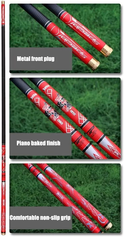 Carbon Fishing Rod Telescopic Carp Rods Super Hard Ultralight 28 Tone Long Section Hand Pole 3.6m 3.9m 4.5m 4.8m 5.4m 5.7m 6.3m 7.2m Rivers Lakes Reservoirs Streams
