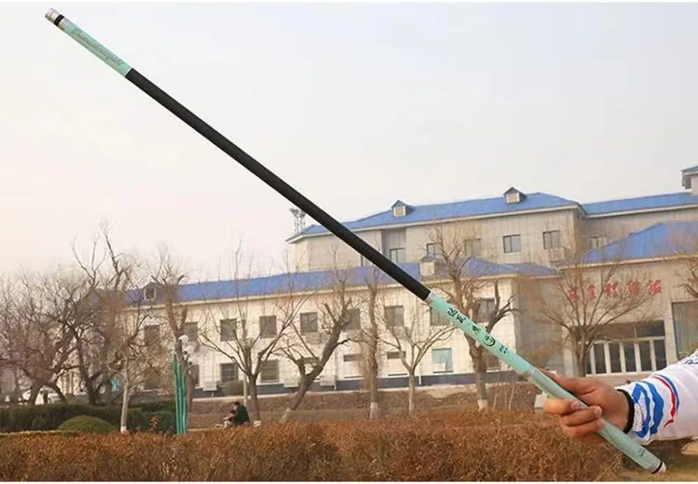 Carbon Fishing Rod Telescopic Carp Rods Super Hard Ultralight Hand Pole 19 Tone 3.6m 3.9m 4.5m 4.8m 5.4m 5.7m 6.3m 7.2m 8.1m Rivers Lakes Reservoirs Streams