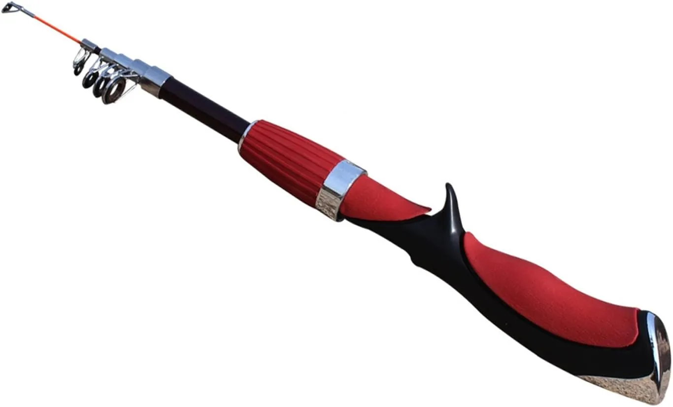 Carbon Fishing Rod Telescopic Casting Rod for Fishing, Ice Fishing, Length:140cm/4.6ft