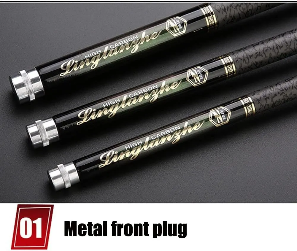 Carbon Fishing Rod Telescopic Super Hard Ultralight Hand Pole 28 Tone Long Range 3.6m 3.9m 4.5m 5.4m 6.3m 7.2m 8m 9m 10m Rivers Lakes Reservoirs Streams