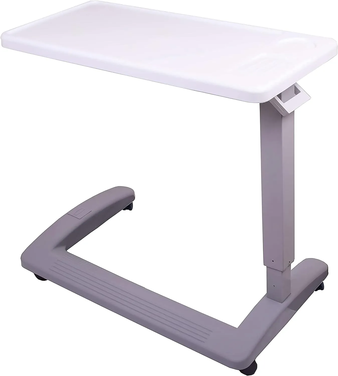 Carex Overbed Table and Hospital Bed Table - For Home Use and Hospital, Bedside Table With Wheels, Over Bed Desk