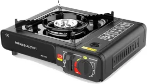 Cassette Stove Portable Gases Burner Butanes Stove 2.9KW with Piezo Ignition for Outdoor Cooking Camping Pincnic Backpacking Hiking Barbecue