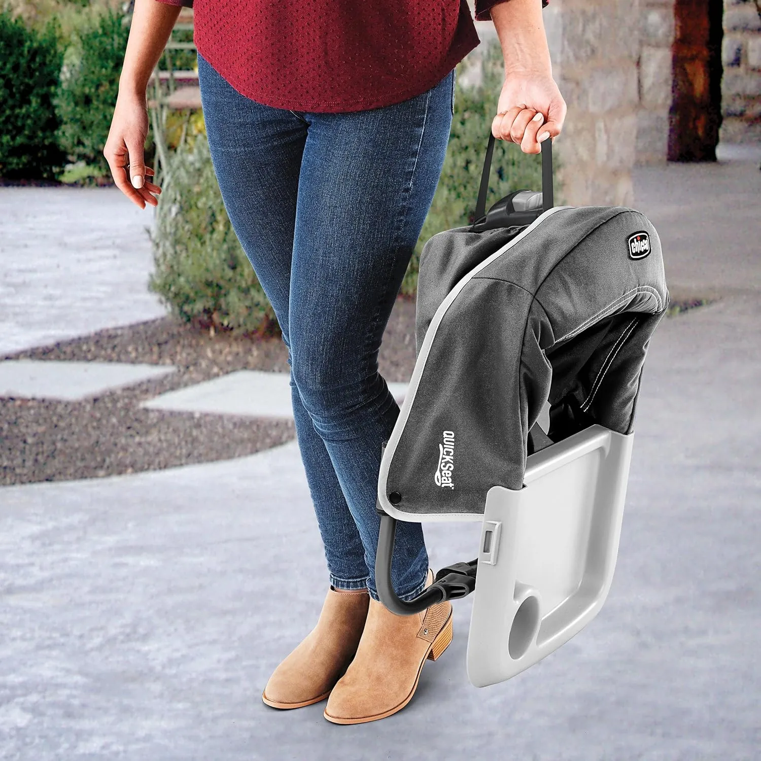 Chicco QuickSeat Hook-On Chair, Graphite
