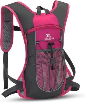 Clape Hydration Backpack for Running, Biking with Hydration Bladder 2L Lightweight & Portable Water Backpack Breathable Riding Daypack Bike Rucksack for Outdoor Sports Travelling Mountaineering