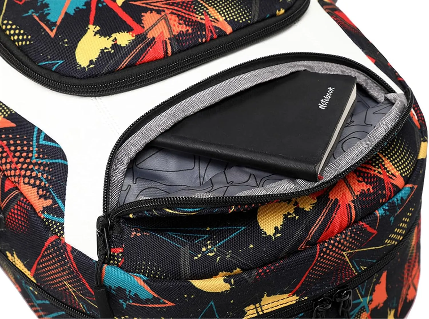 Classic Casual Backpack-Waterproof Sturdy Book Bag Wear Resistant Knapsack with USB Charging Port