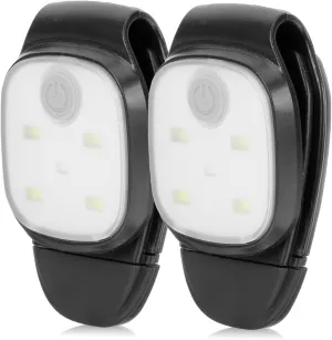 Clip-on Running Light for Night 2-Pack Led Camping Lantern Portable for Outdoor Sports Running Hiking