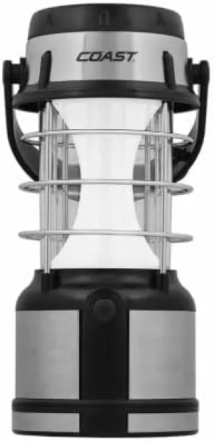 Coast 3 Pack LED Emergency Area Lantern 20324 - Gray, IPX4 Water Resistant, 460 Lumen, Stainless Steel, 50 Hour Battery Life