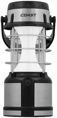 Coast 3 Pack LED Emergency Area Lantern 20324 - Gray, IPX4 Water Resistant, 460 Lumen, Stainless Steel, 50 Hour Battery Life