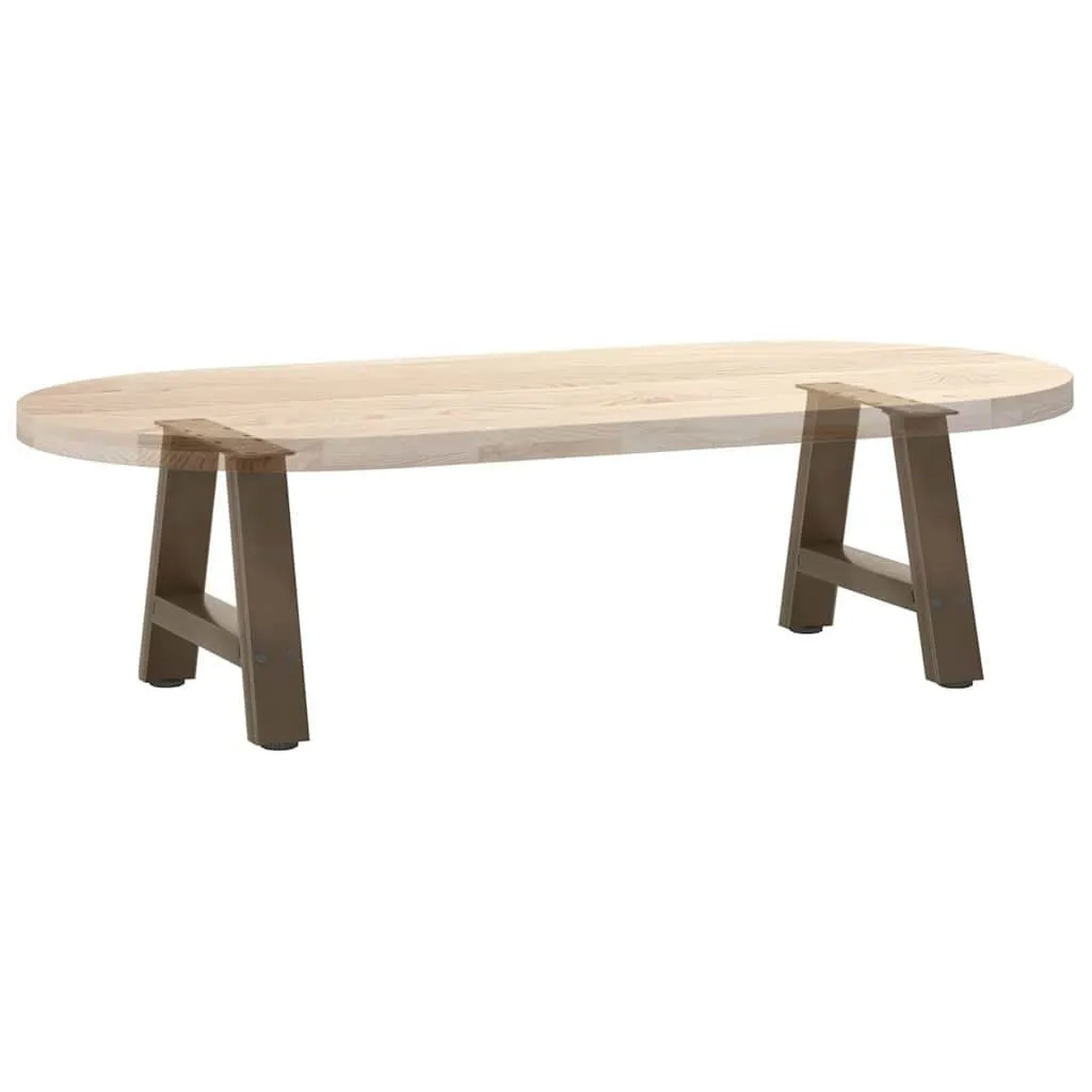Coffee Table Legs A-Shaped 2 pcs 50x(30-31) cm Steel