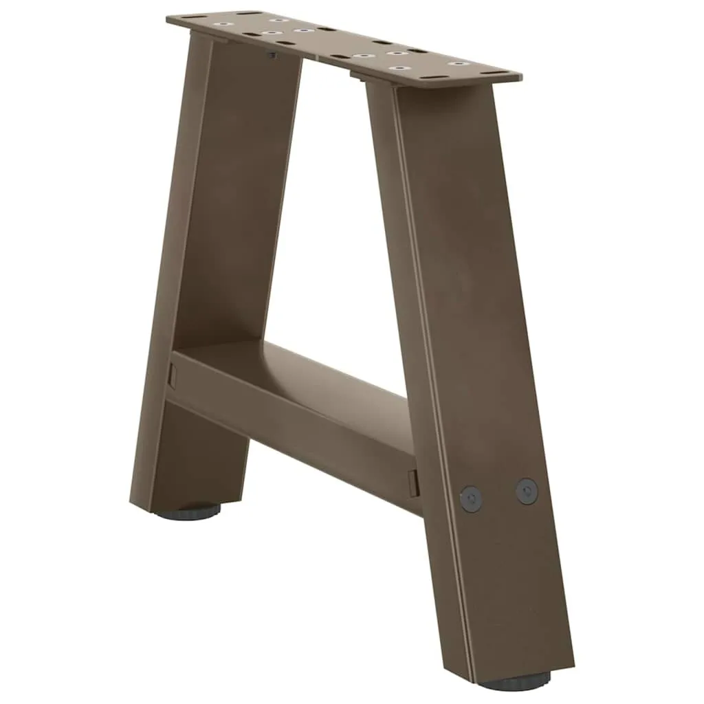 Coffee Table Legs A-Shaped 2 pcs 50x(30-31) cm Steel