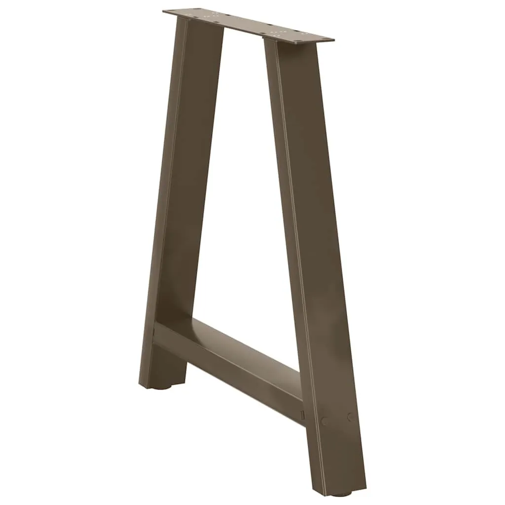 Coffee Table Legs A-Shaped 2 pcs 80x(72-73) cm Steel