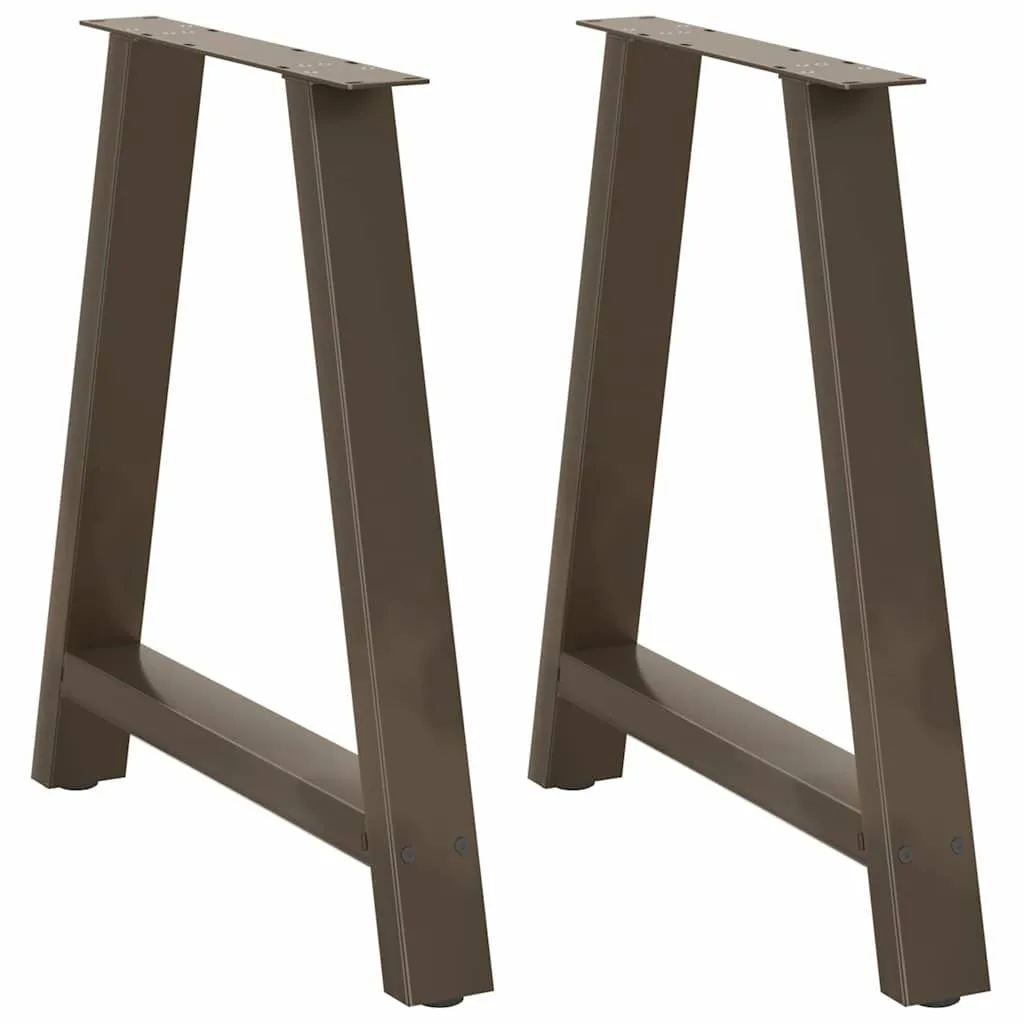Coffee Table Legs A-Shaped 2 pcs 80x(72-73) cm Steel
