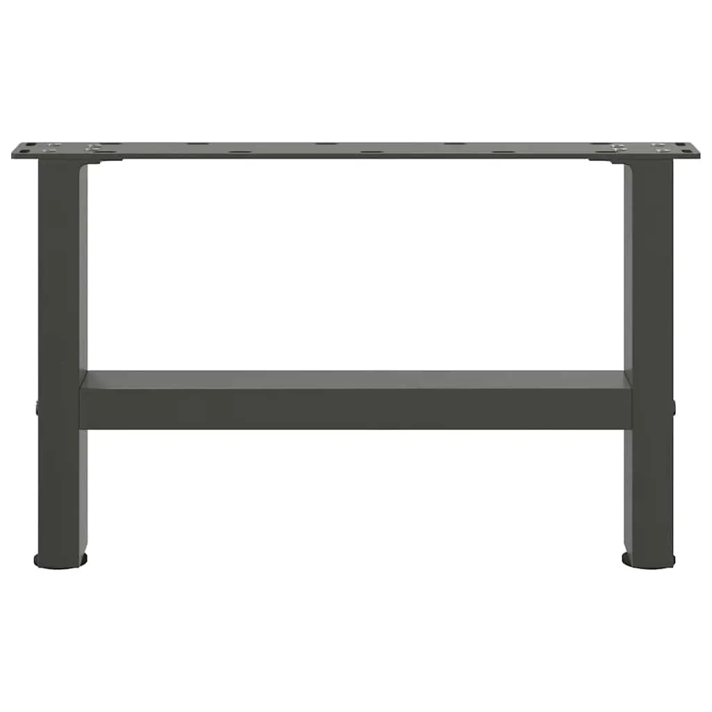 Coffee Table Legs Anthracite 2 pcs 50x(30-31) cm Steel